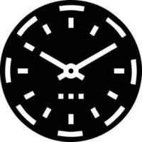 Uhr Symbol Symbol Design Bild. Illustration von das Alarm Uhr Zeit isoliert Vektor Bild. eps 10