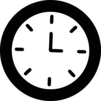 Uhr Symbol Symbol Design Bild. Illustration von das Alarm Uhr Zeit isoliert Vektor Bild. eps 10