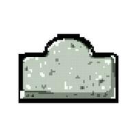 religion gravsten spel pixel konst vektor illustration