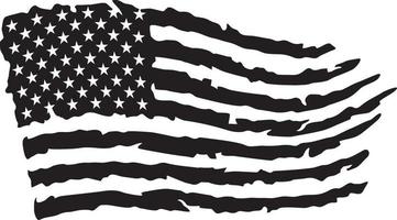 USA Grunge Flagge vektor