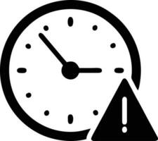 Uhr Symbol Symbol Design Bild. Illustration von das Alarm Uhr Zeit isoliert Vektor Bild. eps 10