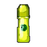 flicka deodorant kvinnor spel pixel konst vektor illustration