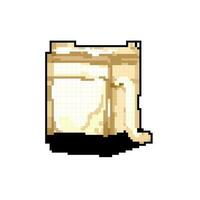 trinken Kühler Box Spiel Pixel Kunst Vektor Illustration