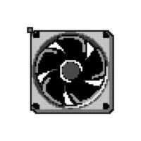 Technologie Kühlung Ventilator pc Spiel Pixel Kunst Vektor Illustration