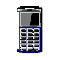 internet knapp telefon spel pixel konst vektor illustration