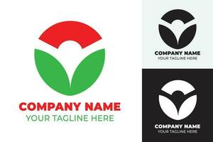 Logo Design symbolisiert Freiheit und Natur kostenlos Vektor