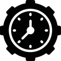 Uhr Symbol Symbol Design Bild. Illustration von das Alarm Uhr Zeit isoliert Vektor Bild. eps 10