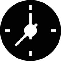 Uhr Symbol Symbol Design Bild. Illustration von das Alarm Uhr Zeit isoliert Vektor Bild. eps 10