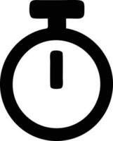 Uhr Symbol Symbol Design Bild. Illustration von das Alarm Uhr Zeit isoliert Vektor Bild. eps 10