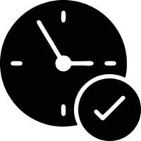 Uhr Symbol Symbol Design Bild. Illustration von das Alarm Uhr Zeit isoliert Vektor Bild. eps 10