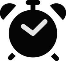 Uhr Symbol Symbol Design Bild. Illustration von das Alarm Uhr Zeit isoliert Vektor Bild. eps 10