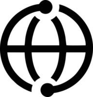 Globus Planet Erde Symbol Symbol Vektor Bild