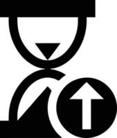 Uhr Symbol Symbol Design Bild. Illustration von das Alarm Uhr Zeit isoliert Vektor Bild. eps 10