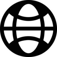 Globus Planet Erde Symbol Symbol Vektor Bild