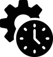 Uhr Symbol Symbol Design Bild. Illustration von das Alarm Uhr Zeit isoliert Vektor Bild. eps 10