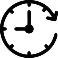 Uhr Symbol Symbol Design Bild. Illustration von das Alarm Uhr Zeit isoliert Vektor Bild. eps 10