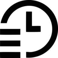 Uhr Symbol Symbol Design Bild. Illustration von das Alarm Uhr Zeit isoliert Vektor Bild. eps 10