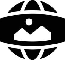 Globus Planet Erde Symbol Symbol Vektor Bild