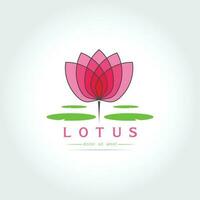 lotus logotyp vektor