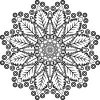 Mandala. ethnisch dekorativ Element. Hand gezeichnet Hintergrund. Islam, Arabisch, indisch, Ottomane Motive. vektor