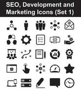 Marketing Symbole - - einstellen 1 vektor