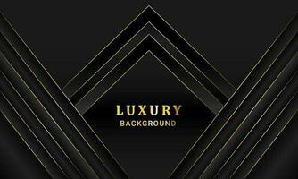 Luxus golden schwarz Hintergrund zum Sozial Medien Design Vektor