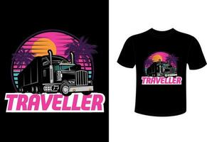 Tour-Reise-T-Shirt-Design, Abenteuer-Reise-T-Shirt-Design vektor