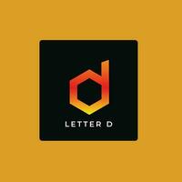Monogramm d Logo mit kreativ einzigartig Konzept zum Geschäft oder Unternehmen vektor