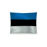 Vektor Estland Flagge