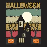 Halloween-T-Shirt-Design vektor