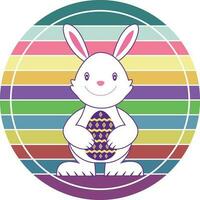 Ostern Tag Hase Vektor Illustration