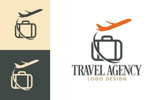 Reise Agentur Logo Design Vektor Datei