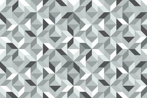 abstrakt geometrisk mosaik seamless mönster. snygg flerfärgad prydnad av geometriska former vektor