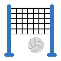 Premium-Download-Symbol des Volleyballspiels vektor