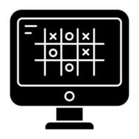 Premium-Download-Symbol von Tic Tac Toe vektor