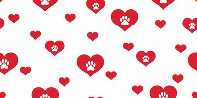 hund Tass sömlös mönster vektor hjärta franska bulldogg valentine bakgrund upprepa tapet isolerat