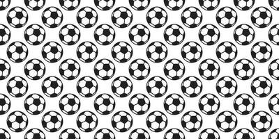 Fußball Ball nahtlos Muster Vektor Fußball Sport isoliert Fliese Hintergrund Hintergrund