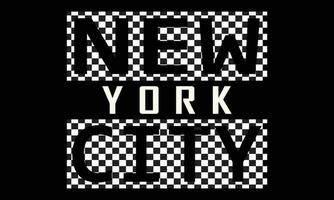 ny york stad typografi t-shirt design vektor illustration grafik, brooklyn t-shirt design. vektor illustration