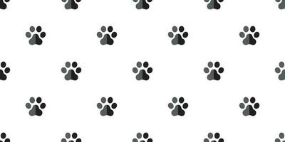Hund Pfote nahtlos Muster Französisch Bulldogge Vektor Fußabdruck Fliese Hintergrund Hintergrund isoliert Weiß