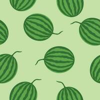 Wassermelone nahtlos Muster. cool abstrakt und Obst Design Konzept. zum Mode Stoffe, Kinder Kleidung, Zuhause Dekor, Quilten, T-Shirts, Karten und Vorlagen, Sammelalbum und andere Digital Bedürfnisse vektor