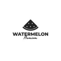 kreativ Wassermelone Logo gut zum frisch organisch Obst Produkt Design Vektor Illustration