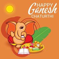 Happy Ganesh Chaturhi vektor