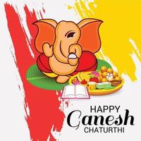 Happy Ganesh Chaturhi vektor