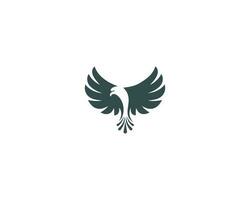 Prämie Adler Vogel Logo Symbol Design modern Vektor Konzept Vorlage.