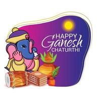 glad ganesh chaturhi vektor