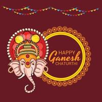 glad ganesh chaturhi vektor