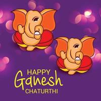 Happy Ganesh Chaturhi vektor