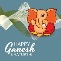 Happy Ganesh Chaturhi vektor