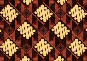 Batik indonesisch ist ein Technik von wachsbeständig Färberei angewendet zu ganze Tuch, oder Stoff gemacht mit diese Technik entstanden von Indonesien. Batik ist gemacht entweder durch Zeichnung Punkte und Linien vektor