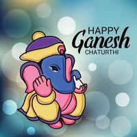 Happy Ganesh Chaturhi vektor